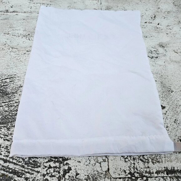 Jimmy Choo Dust Bag Draw String White 100% Polyester Storage Bag Made in Italy - Picture 4 of 9